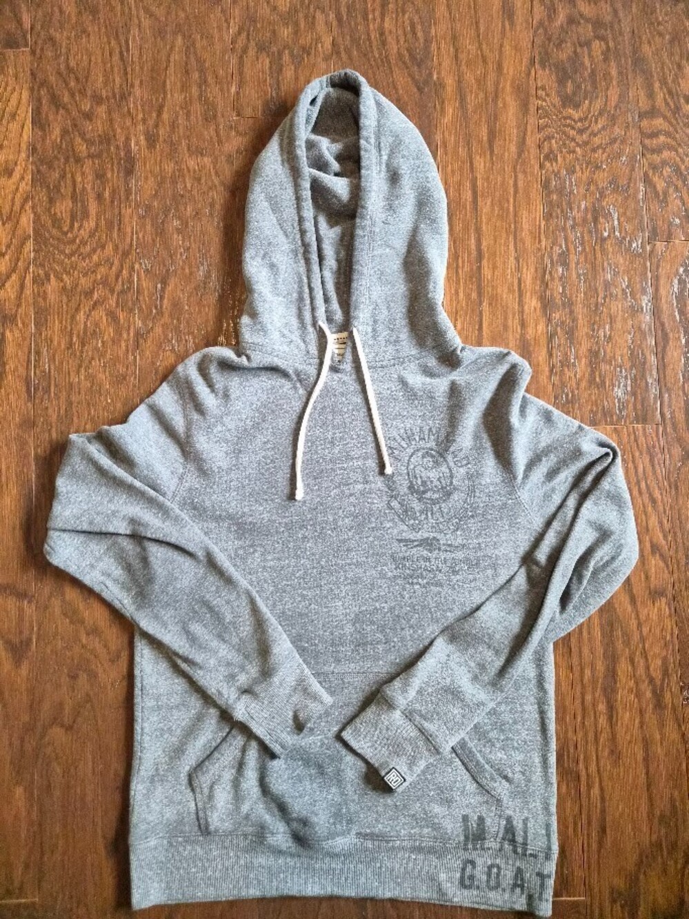 Roots of Fight Muhammad Ali Rumble In The Jungle Hoodie Mens Small Grey GOAT